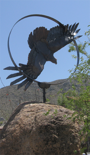 STEVENS CLEAN UP SCULPTURE